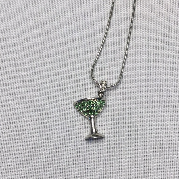 Lia Sophia Jewelry - 5/$25 Martini necklace with green by Lia Sophia